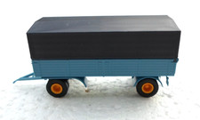Brekina H0 Anhänger Lkw IFA H 6 PP Spedition blau grau gelb Modellauto 1:87 Bahn