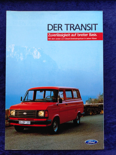Ford transit prospekt 1985 - ford,