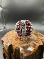 Ring 750 gold cocktail ring in