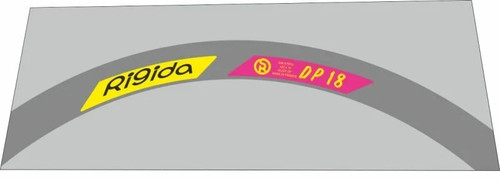 Rigida rim decal set for - rim,
