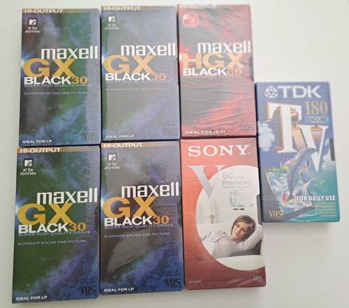 Vhs maxell gx black - 30, /