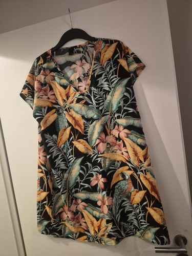 Sommerkleid,Safarimuster,Grö?