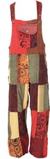 Patchwork Latzhose, Unisex