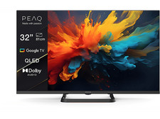 PEAQ PTV 32GQF-5024C QLED TV  32 Zoll (80 cm) Full-HD  Fernseher Schwarz  EEK: F