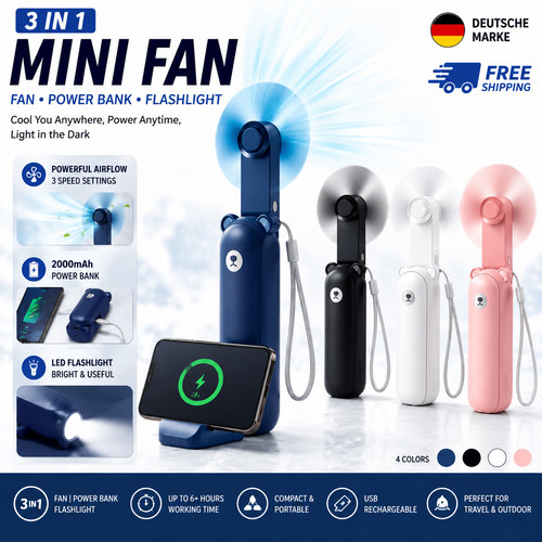 Usb handheld mini fan - 1,