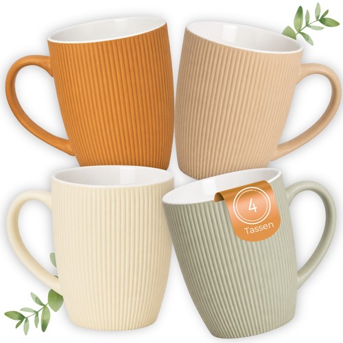Kaffeetassen tassen rillen - tassen,