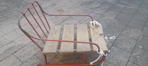 Schlitten antik kinder garten - schlitten,