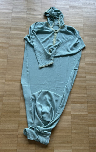 Damen abaya türkis unifarben - damen,