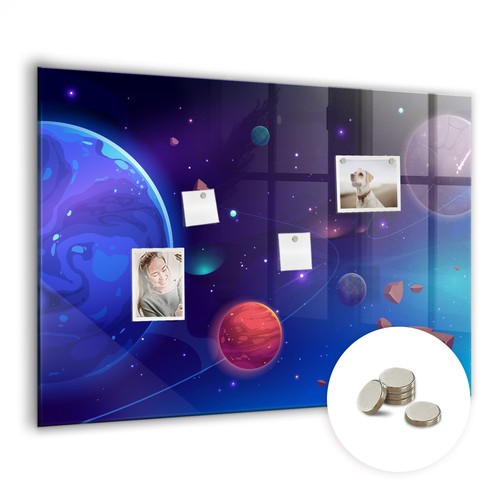 Glas magnettafel memoboard zum - magnettafel,