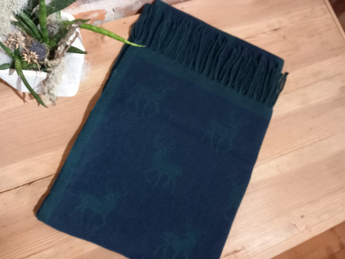 Schal hirsche dunkelblau - hirsche,