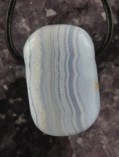 Chalcedon gebändert eckig - chalcedon,