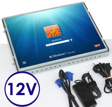 19" 48cm TFT WANDMONITOR OPENFRAME MONITOR 1280x1024 MIT 12V 12 VOLT STROMVERS 1