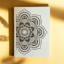 Wiederverwendbare Schablone Ornamente Muster Mandala Nr. 204