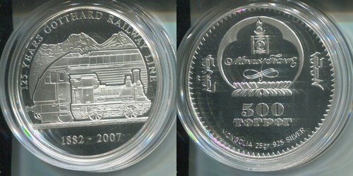 Mongolei 2007 500 togrog - -,