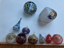 Zehn Eisch Deko Glaskugeln