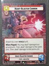 Heavy Blaster Cannon Hyperspace - LOF 435 NM - Star Wars Unlimited