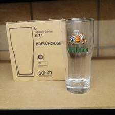 Pülleken 6x Bierglas 0,3 l