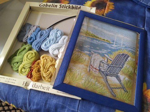 Gobelin stickbild - gobelin,
