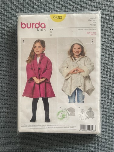 Burda kids schnittmuster 9353 - burda,