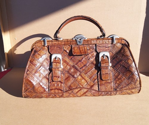 Krokotasche mit irv enblem - krokotasche,