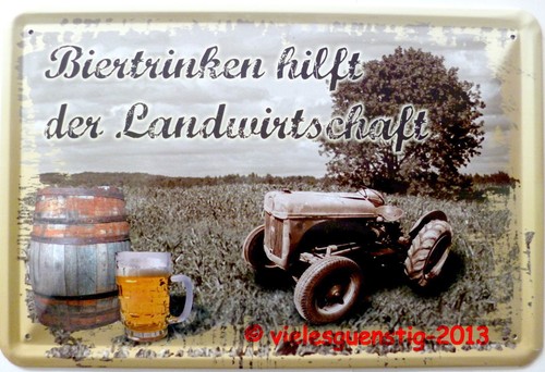 Blechschild 20x30 - cm,