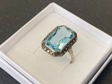 ANTIKER ART DECO RING SILBER