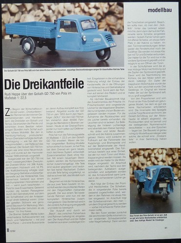 Goliath 750 dreirad - 750,
