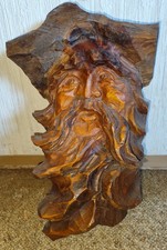 Holzskulptur / Holzkopf