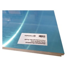 (191,25 EUR/m) Aluminium Rest  510x10x810 mm Flachmaterial Alu