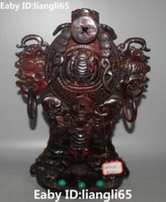 13 "Ox Horn Oxhorn Carving