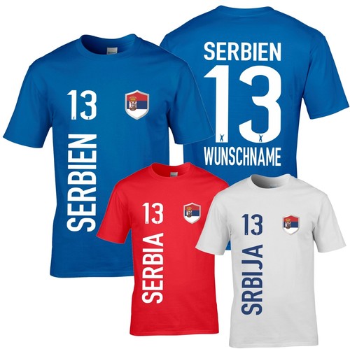 Fanshirt serbien trikot herren - fanshirt,
