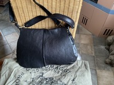 Campomaggi Tasche Saddle Bag Nero neuwertig, klassisch elegant