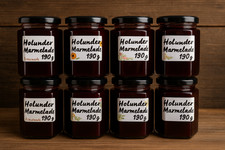 8 Gläser Holunderkonfitüre