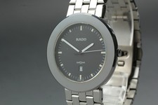 [Fast neuwertig] RADO Diastar 152.0341.3 silber schwarzes Zifferblatt Datum...