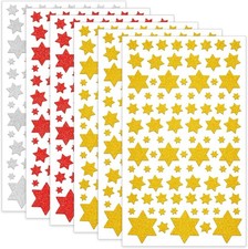 Weihnachts Sticker Sterne Set