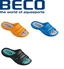 Badelatschen Badeschuhe Saunaschuhe Wasserablauf 36-47 herausnehmbare Sohle