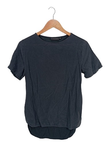 Tigha kurzarm blusen blau - kurzarm-blusen,