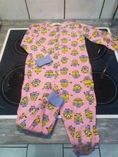 Rosaner "Minions" Schlafanzug