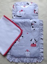 Puppenbettwäsche 2 tlg mit