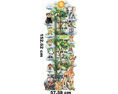 Kindermaßband wandtattoo - kindermaßband,