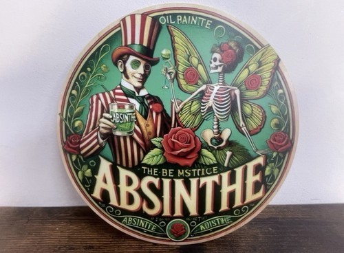 Absinthe blechschild - absinthe,
