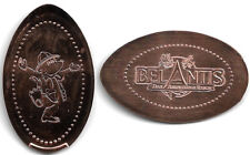 Quetschmünze Nr. 107 Leipzig Belantis Buddel als Weltreisender in Ägypten