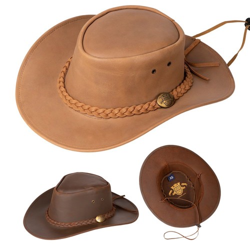 Australischer herren lederhut - australischer,