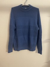 Bugatti Herren Pullover, Blau, Baumwolle, Größe XL