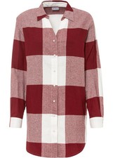 Flanellbluse mit graphischem