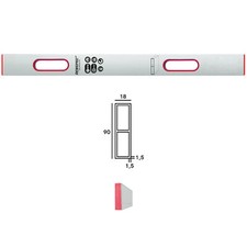 Richtlatte 200cm DEWEPRO