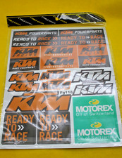 KTM Motorrad Aufkleber Set