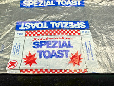 DDR Originale Rehbrücker Spezial Toast Tüte / Konsum Dresden / EVP 1,35 Mark /JO