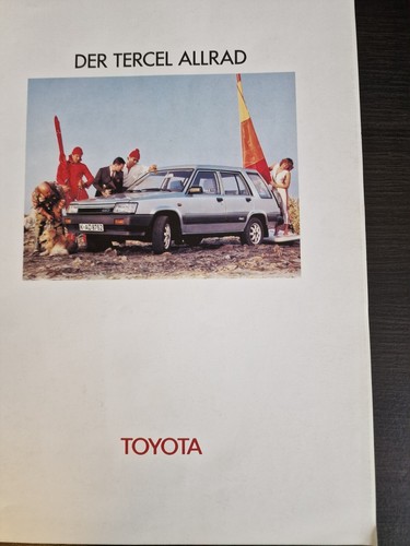 Toyota tercel allrad prospekt - toyota,
