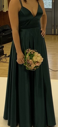 Damen abendkleid lang grün - lang,